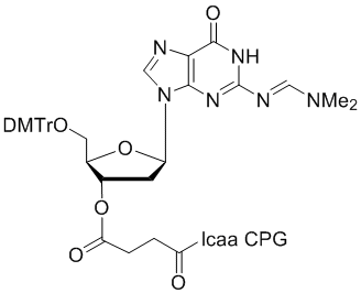 deoxy Guanosine (n,n-dmf) 3'-lcaa CPG 2000Å
